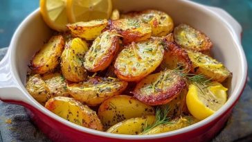 Pommes De Terre Au Citron Grecques