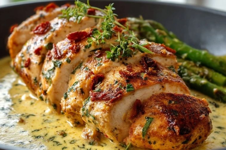 Poulet À La Crème Haute Protéine