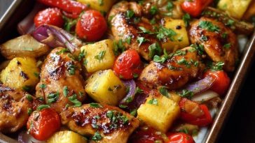 Poulet Hawaïen au Four