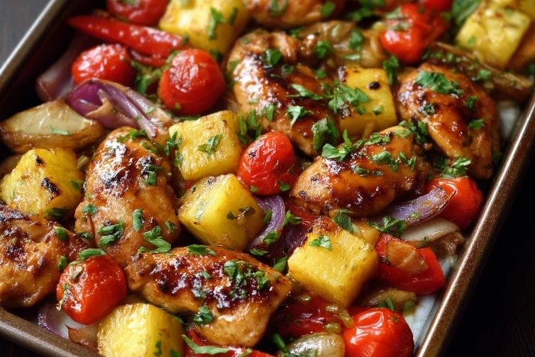 Poulet Hawaïen au Four