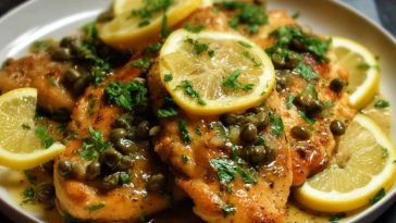 Poulet Piccata à LAil en Cocotte