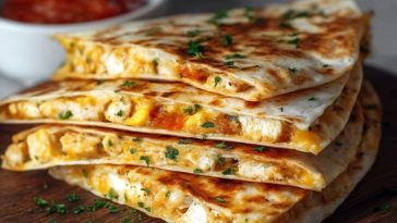 Quesadilla Riche En Protéines