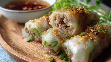 Ravioles De Papier De Riz Farcies À La Dinde Croquante