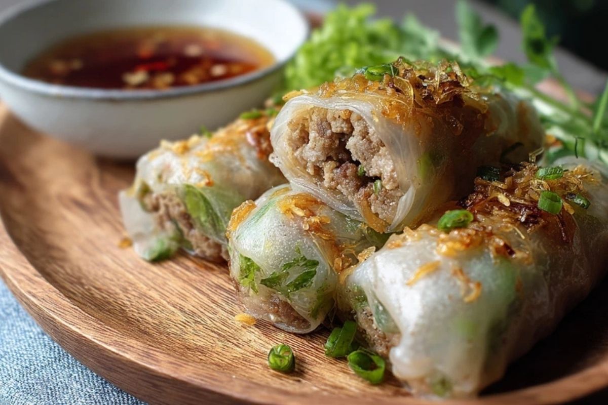 Ravioles De Papier De Riz Farcies À La Dinde Croquante