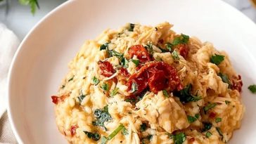 Risotto Poulet et Épinards