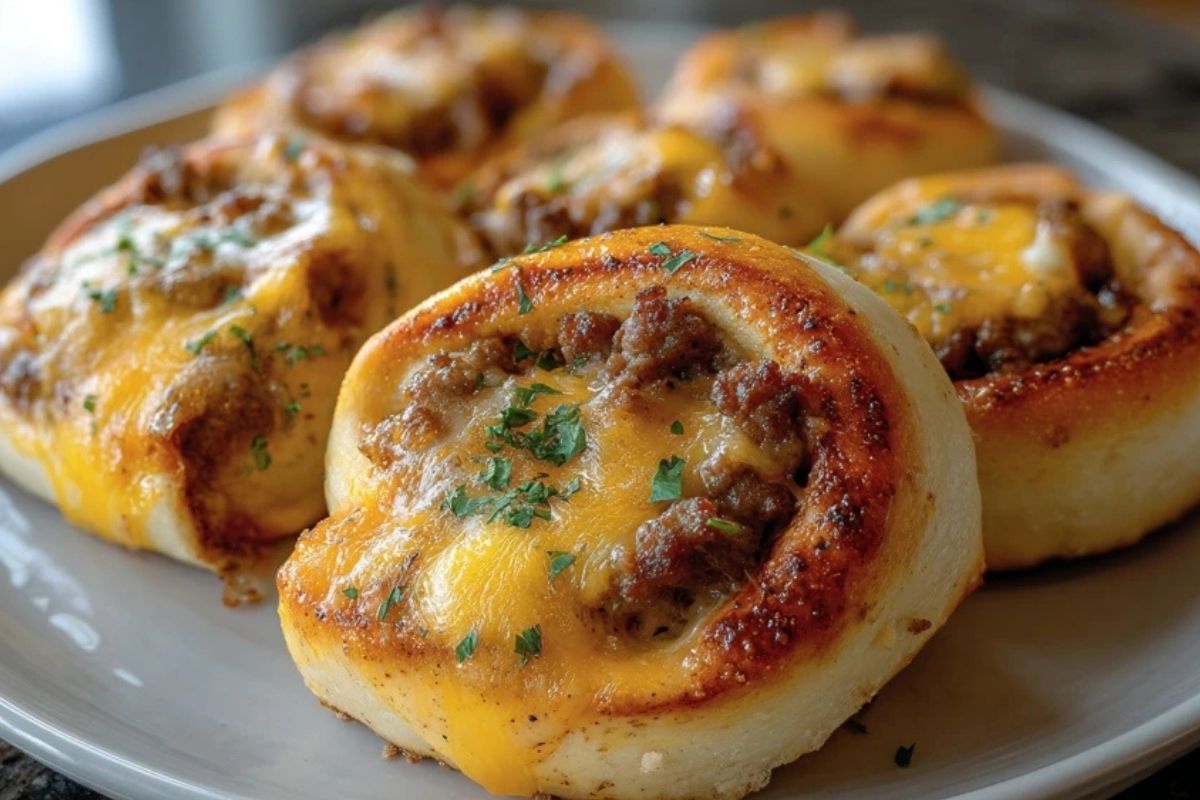 Roulés De Cheeseburger Au Beurre À LAil