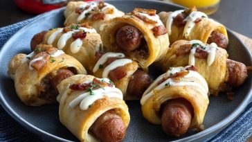 Saucisses Enveloppées Dans De La Pâte Feuilletée