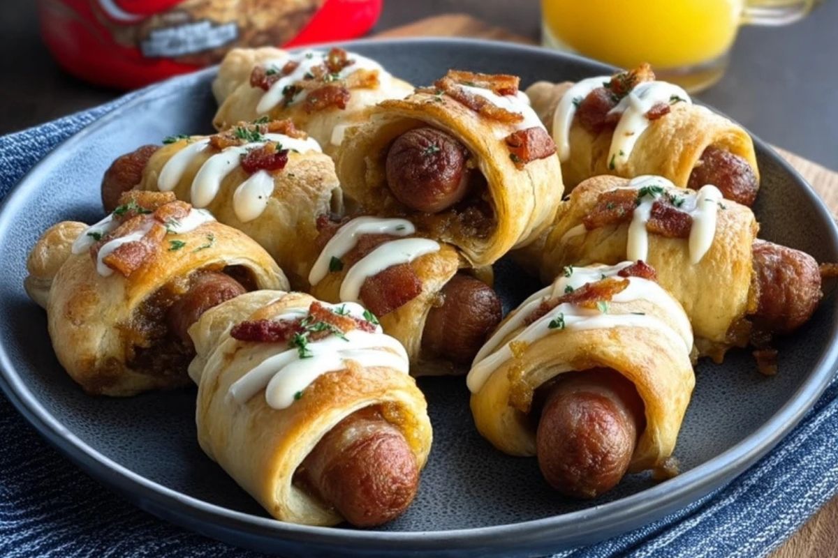 Saucisses Enveloppées Dans De La Pâte Feuilletée