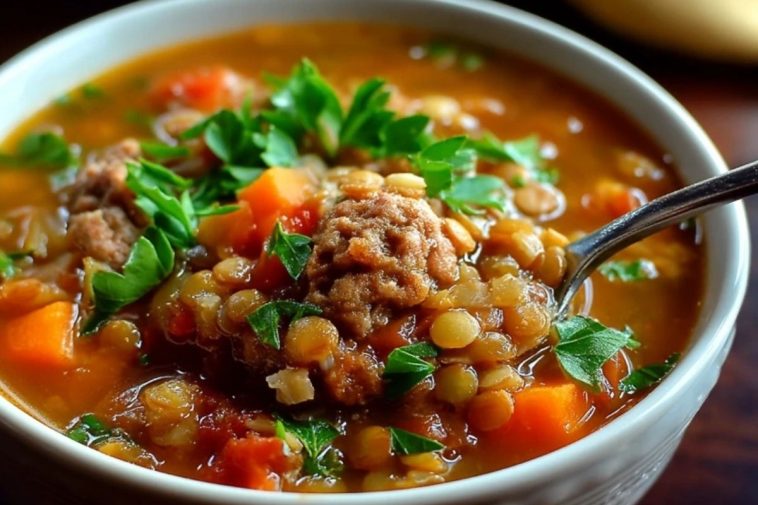 Soupe De Lentilles Aux Saucisses