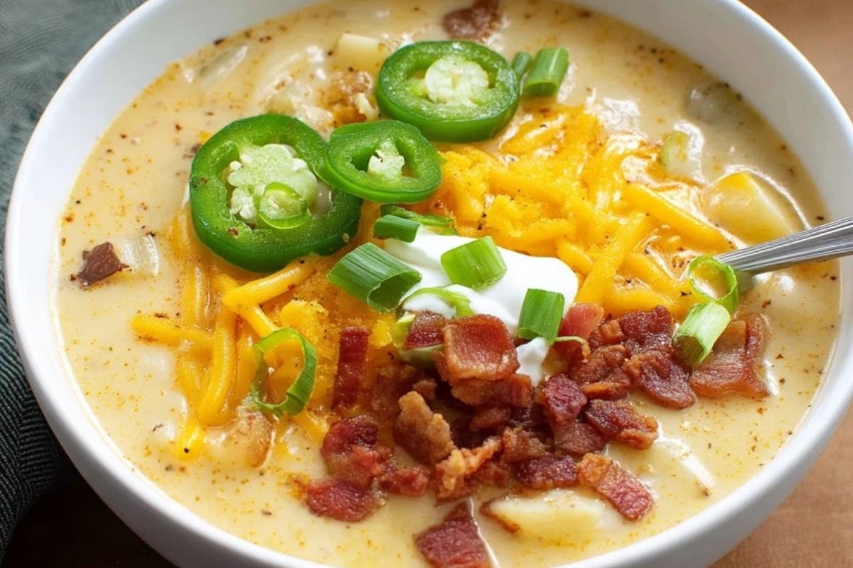 Soupe De Pommes De Terre Aux Jalapeños