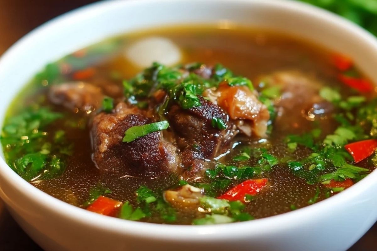 Soupe De Queue De Bœuf À La Mode Hawaïenne