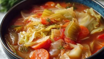 Soupe Maison aux Légumes et Chou