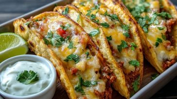 Tacos Au Fromage Cuisinés Au Four