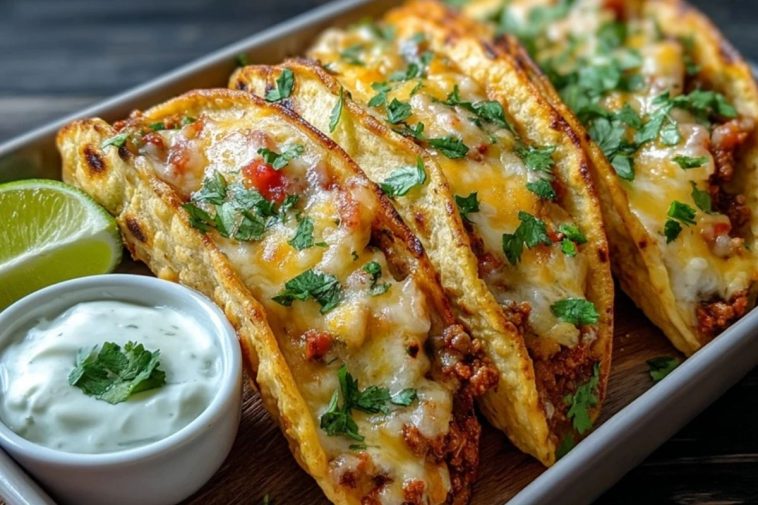 Tacos Au Fromage Cuisinés Au Four