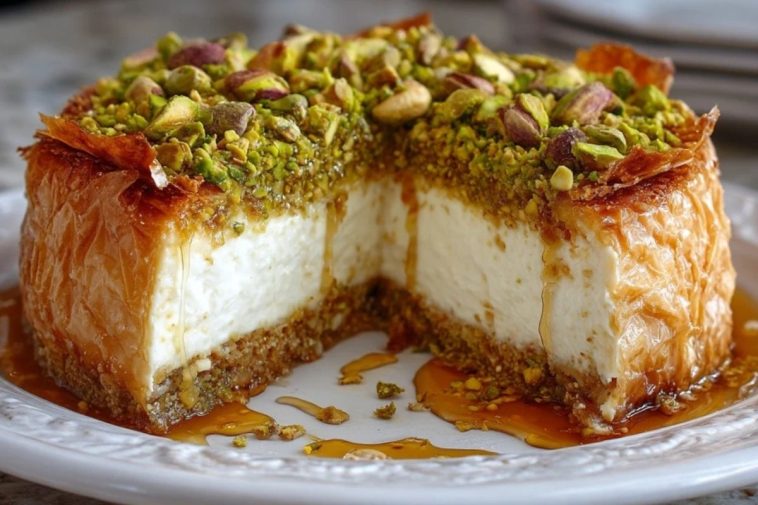 Cheesecake Baklava Aux Pistaches Et Au Miel