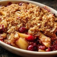 Croustillant Aux Poires Et Aux Canneberges