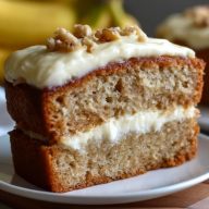 Garniture De Gâteau À La Banane