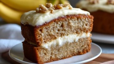 Garniture De Gâteau À La Banane