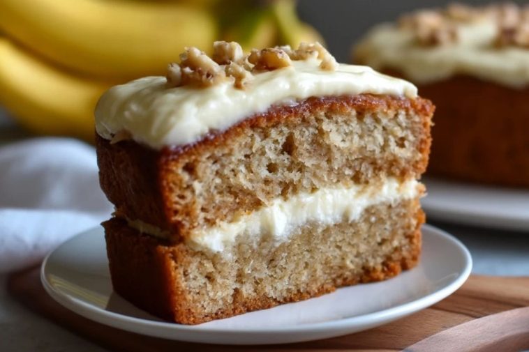 Garniture De Gâteau À La Banane