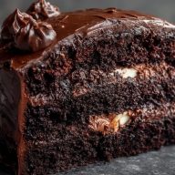 Gâteau Au Chocolat Noir Des Amoureux