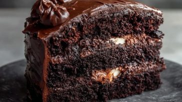 Gâteau Au Chocolat Noir Des Amoureux