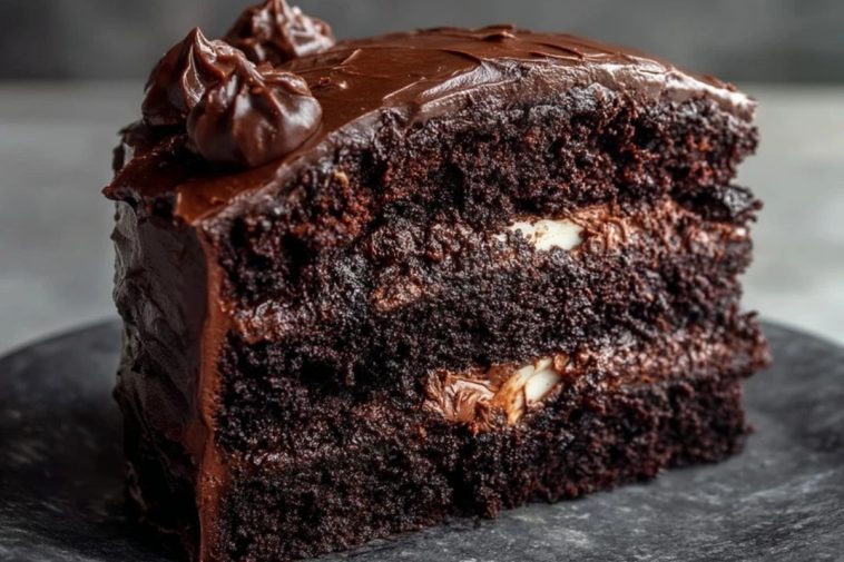 Gâteau Au Chocolat Noir Des Amoureux