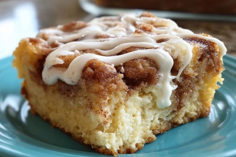 Gâteau Poke à la Cannelle