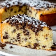 Gâteau Ricotta aux Pépites de Chocolat