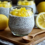 Panna Cotta Au Citron Et Graines De Chia