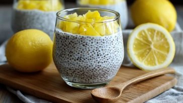 Panna Cotta Au Citron Et Graines De Chia
