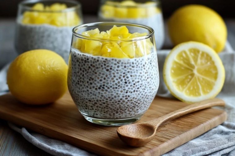 Panna Cotta Au Citron Et Graines De Chia